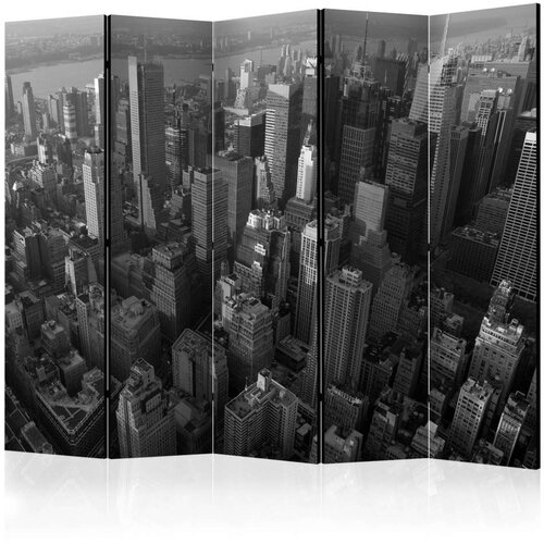  Paravan u 5 dijelova - New York: skyscrapers (bird&amp;#039;s eye view) II [Room Dividers] 225x172 Slike