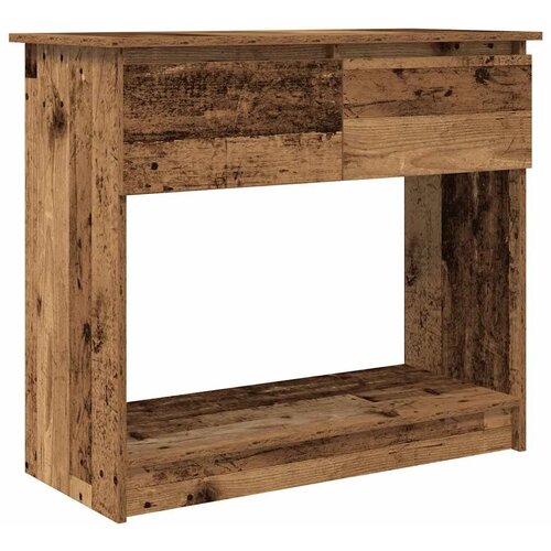  Konzolni stol s ladicama staro drvo 85 5x38 5x74 5 cm - Staro drvo Cijene