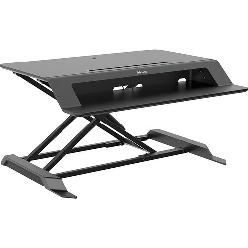 Fellowes delovna postaja za sedeče in stoječe delo Lotus&amp;trade; lt, vx&amp;scaron;xg 110 x 800 x 601 mm, črne barve Slike