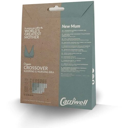 Carriwell nedrček za dojenje, čipkast, organski bombaž, črni - XL black Slike