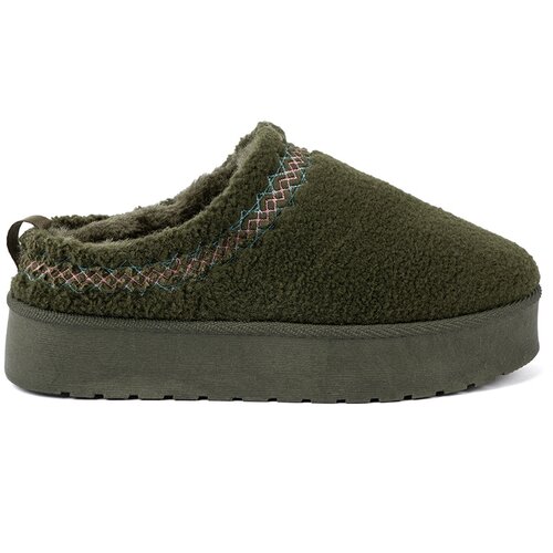 Shelvt Dark green, soft boots a&amp;#039;la snow boots without a heel Slike