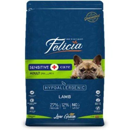 Felicia low grain-hrana za odrasle pse malih i minijaturnih rasa-jagnjetina Slike