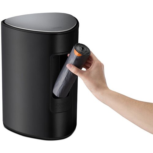 Joseph Joseph Mat črn jeklen ko&amp;scaron; za smeti s pedalom 5 l EasyStore Luxe &amp;ndash; Slike