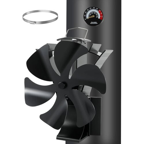 TOMERSUN magnetni ventilator za peč s termometrom in 6 lopaticami Cene