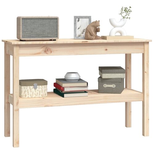  Konzolni stol 110 x 40 x 75 cm od masivne borovine Slike