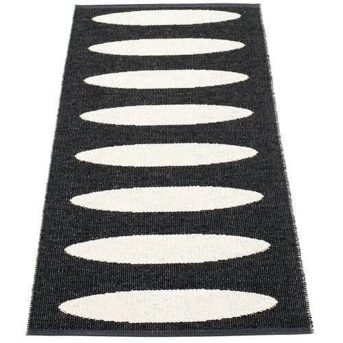 Pappelina Crna unutarnja i vanjska staza 70x150 cm Ella Black &amp;ndash; Slike