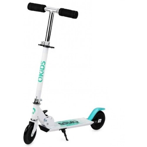 Qkids Romobil alu FLO HUBA00012 Bijelo/plavi Slike