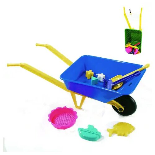 Mađarski proizvođač Velika kolica za pijesak sa alatima - D-Toys Cene