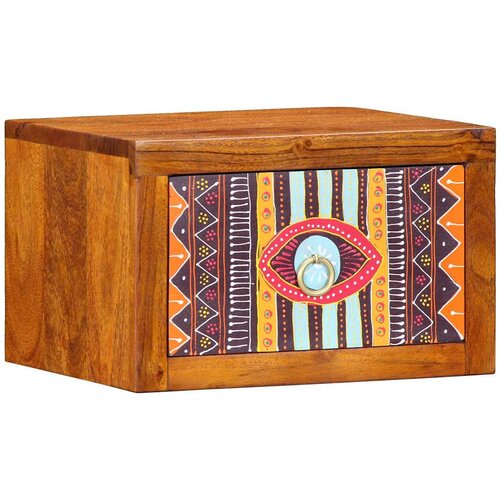  Noćni ormar s ladicama Smeđa 35 x 30 x 22 cm Slike