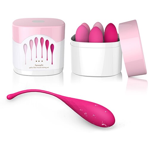 Feelztoys komplet za vježbanje mi&amp;scaron;ića dna zdjelice - FemmeFit, 6 kom Slike