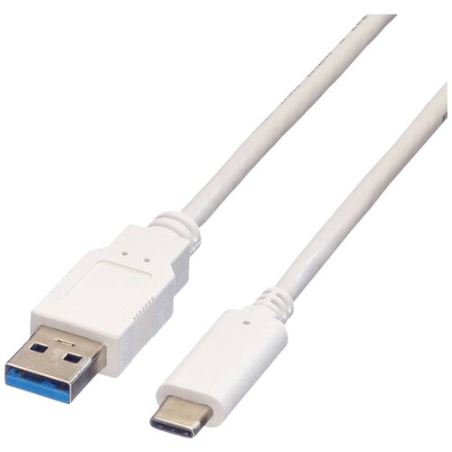 Value USB kabel USB 3.2 gen. 1 (USB 3.0) USB-A vtič\, USB-C&reg; vtič 1.00 m bela za&scaron;čiten 11.99.9011, (20416378) Cene