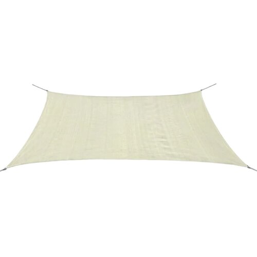 vidaXL Senčno Jadro HDPE Pravokotno 2x4 m Kremne Barve, (20729368) Cene
