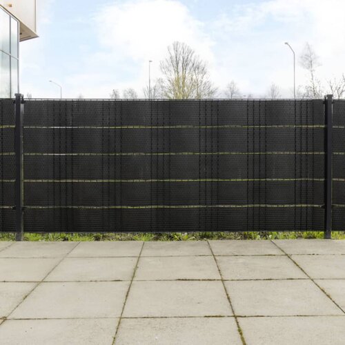 vidaXL Balkonski zasloni 5 kom crni 255 x 19 cm od poliratana Cijene
