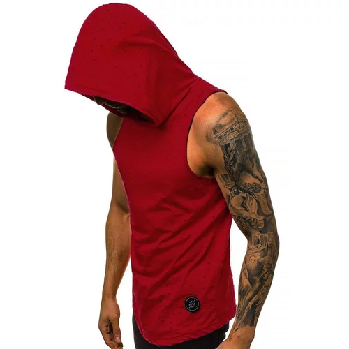Madmext Hooded Athlete Claret Red 2893