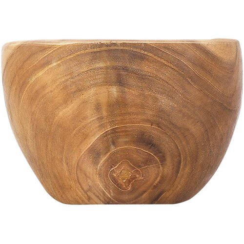  Fruit Bowl JEPARA Teak Brown 46 x 16 x 11 cm Slike