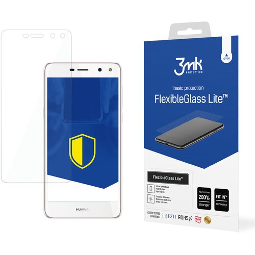 3mk FLEXIBLEGLASS SOLID KALJENO STEKLO ZA HUAWEI Y6 2017, ZA&amp;Scaron;ČITA ZA EKRAN, (22000904) Slike