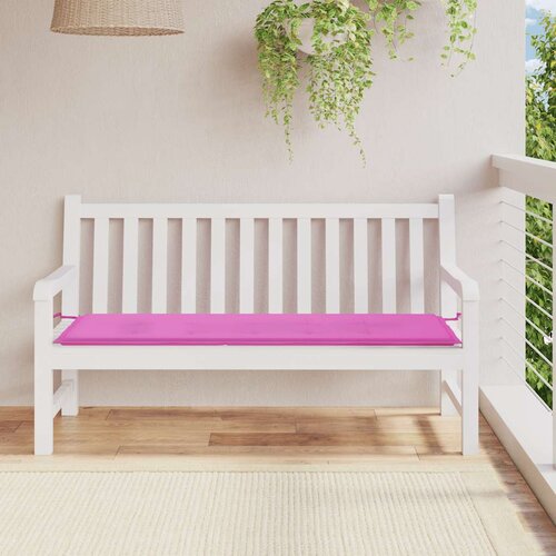  Jastuk za vrtnu klupu ružičasti 150x50x4 cm od tkanine Oxford Cijene