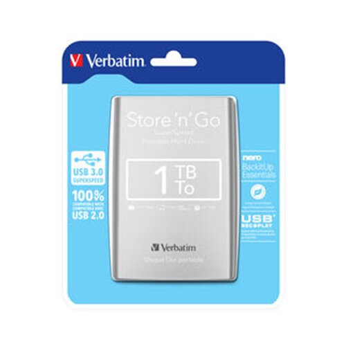 Verbatim 53071 1TB 3.0 Silver Cene