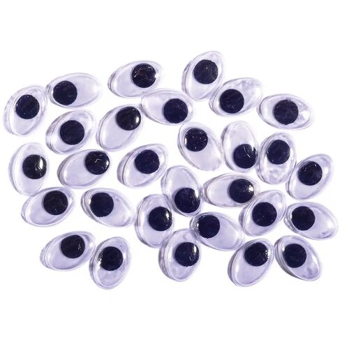 Kraft Crafty eyes, kraft oči, oval, 10mm, 30K ( 137085 ) Slike