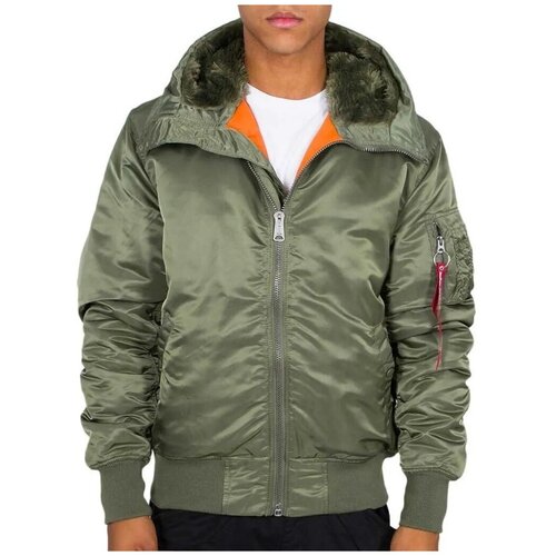 Alpha Jakne MA-1 HOODED Zelena Cene