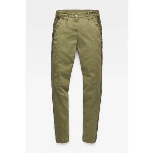 G-star Pants - G-STAR Bronson mid skinny ankle wmn olive