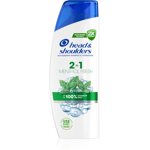 Head & Shoulders Menthol Fresh 2in1 šampon in balzam 2 v1 proti prhljaju 250 ml Cene