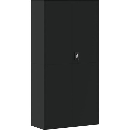 vidaXL Arhivska omara črna 90x40x180 cm jeklo, (20801795) Cene