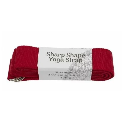SHARP SHAPE YOGA STRAP Traka za jogu, crvena, veličina