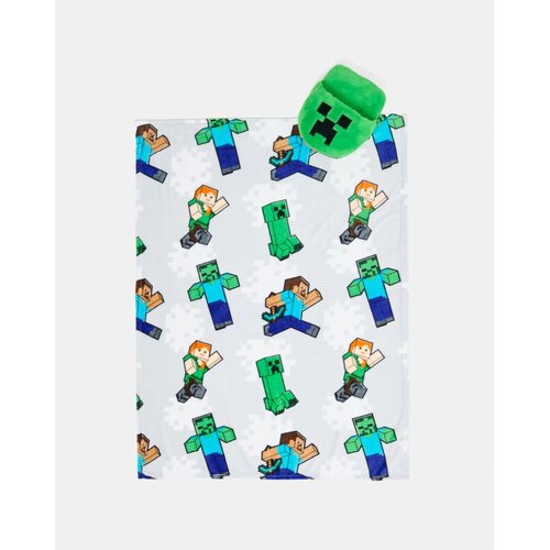 Sinsay Minecraft deka s grijačem za stopala, paket od 2 komada Slike