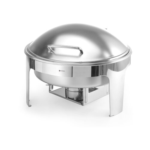  Okrogla Chafing Dish Satinirana, 6L, (465x420x320mm) Cene