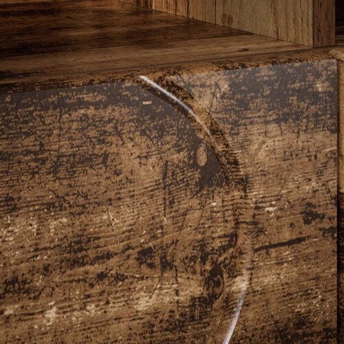 TV stalak 60 x 34 5 x 40 cm Staro drvo Konstruirano drvo - Staro drvo 60 x 34 5 x 40 cm Slike