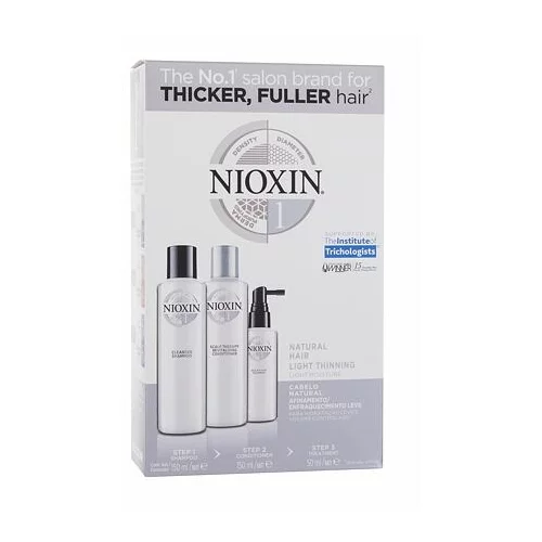 Nioxin system 1 darovni set šampon 150 ml + balzam 150 ml + njega kosa 50 ml za žene
