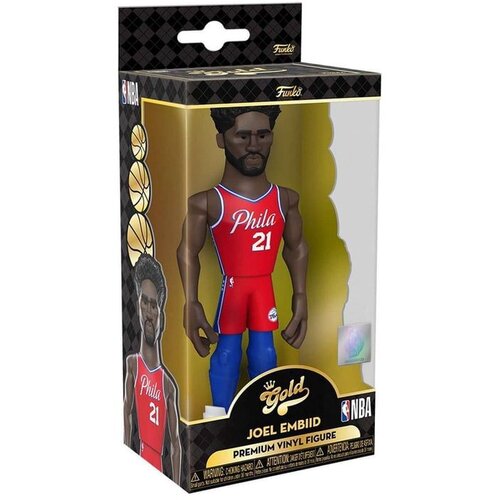 Funko Joel Embiid 21 Philadelphia 76ers Gold Premium figura 13 cm Slike