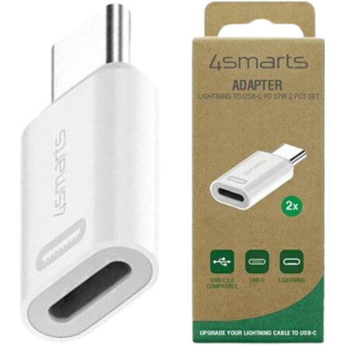 4SMARTS USB-C TO LIGHTNING ADAPTER ZA MAGSAFE IPHONE 11 12 13 14 27W, (5000303871) Cene