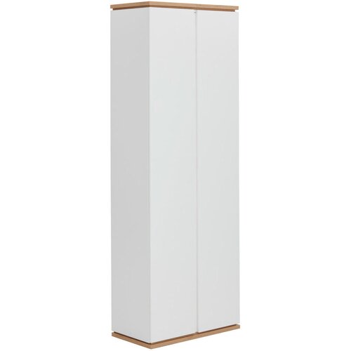 XORA garderobna omara bela, hrast artisan Cene