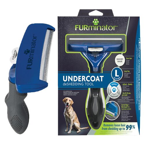 Furminator Alat za kratkodlake pse 23-41 kg, Plavi Cene