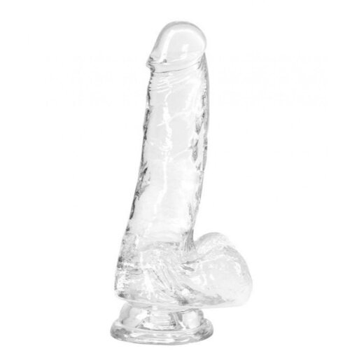 Addiction Transparentni dildo, 18 cm Cene