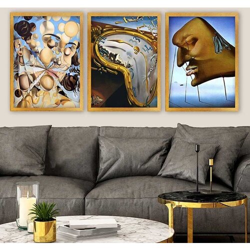 Wallity Set uramljenih slika 3AC_UN54434, 3 Dela Cene