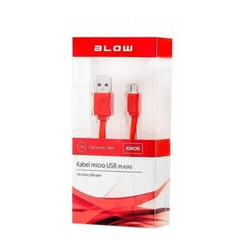 Blow micro usb kabel ploski rdeči Cene