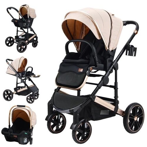 Bbo KOLICA ZA BEBE (U8) MEGAMOVE SET - LATTE Cene