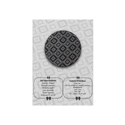 Lessentiel Maison Prostirka za kupatilo Temperature, 100 cm, crno-bijela Cijene