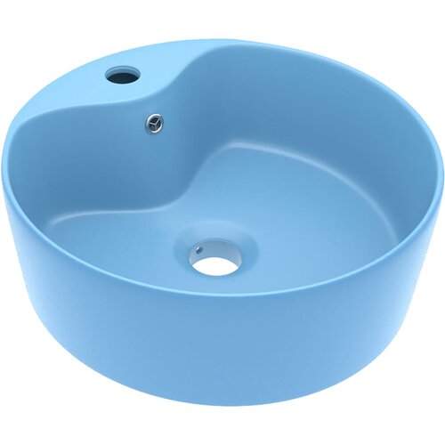 Maison Chic Razkošen Umivalnik - Kopalna umivalnik - Lavabo mat svetlo moder 36x13 cm keramičen, (21684773) Cene