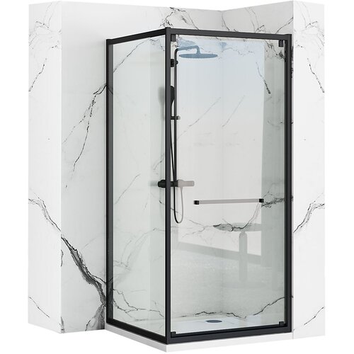 Rea Tuš kabina Space In Black 90x90 Cijene