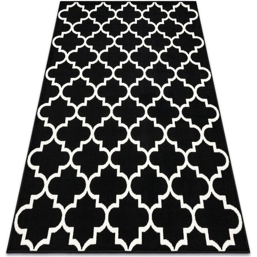 RugsX Preproge Preproga BCF Morad TRELIS Maro&scaron;ka detelja - 240x340 cm Črna Cene