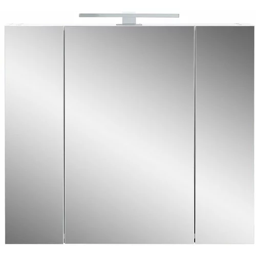 Germania Bela kopalniška omarica z ogledalom 76x71 cm - Germania