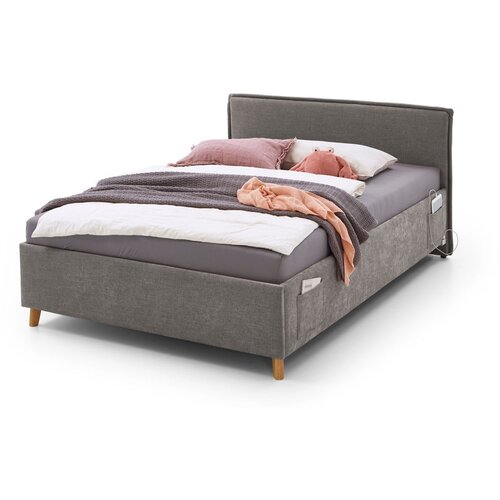 Meise M&amp;ouml;bel Sivi dječji krevet s prostorom za odlaganje 140x200 cm Fun &amp;ndash; Slike