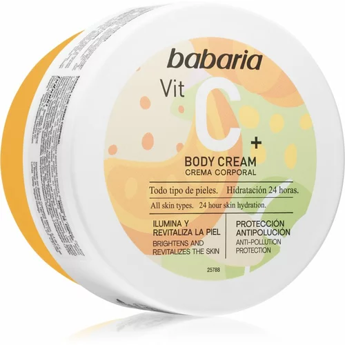 Babaria Vitamin C vlažilna krema za telo za vse tipe kože 400 ml
