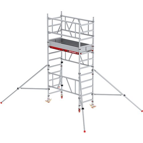 Altrex Hitro sestavljiv pomični oder MiTOWER Plus, ploščad Fiber-Deck®, delovna višina 4 m Cene