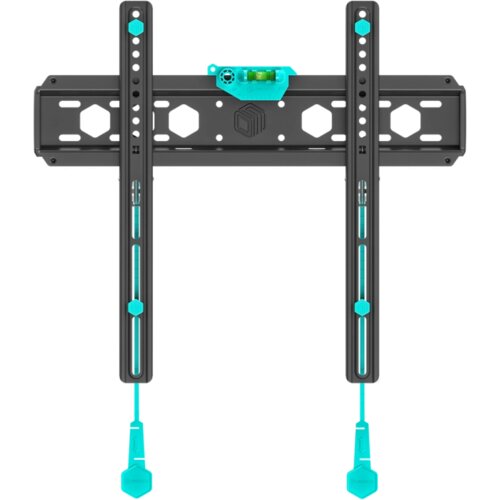 ONKRON Fixed TV Wall Mount for 32 to 65-inch Flat Panel TVs Digital Panels 56,8 kg, Black Cene
