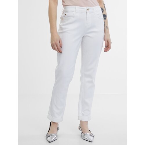 Orsay White Women's Boyfriend Jeans - Womens Cene